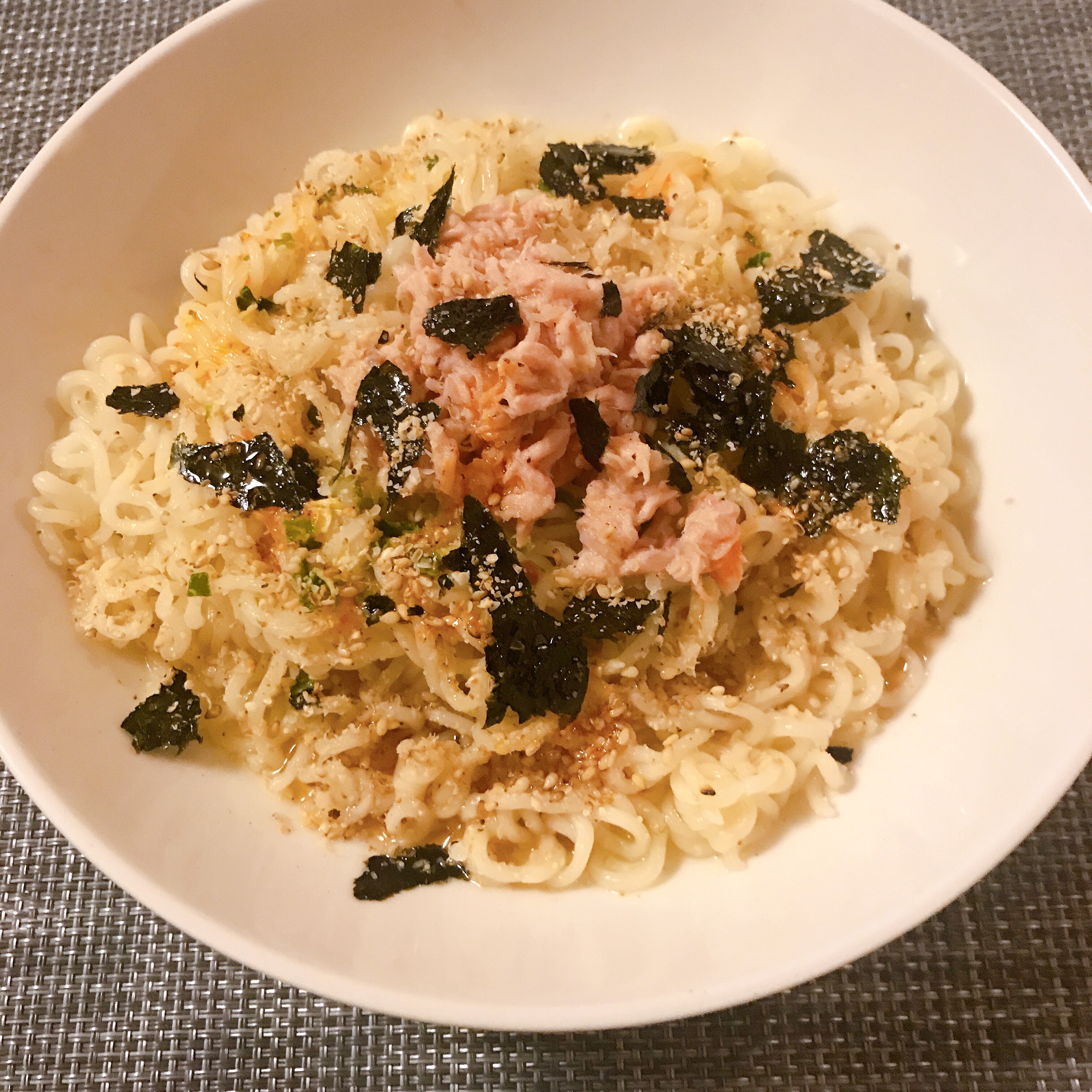 自炊 冷やしサッポロ一番塩ラーメン アレンジ版 サラリーマンまさよしのカレー道